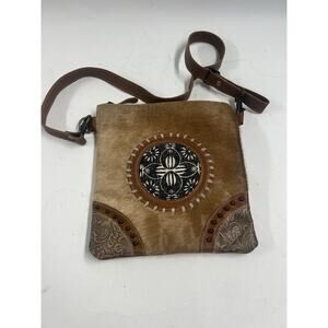 Myra Bag Cowhide Leather Crossbody Purse – Western Boho Style Excellent